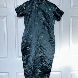 Silk Asian style dress